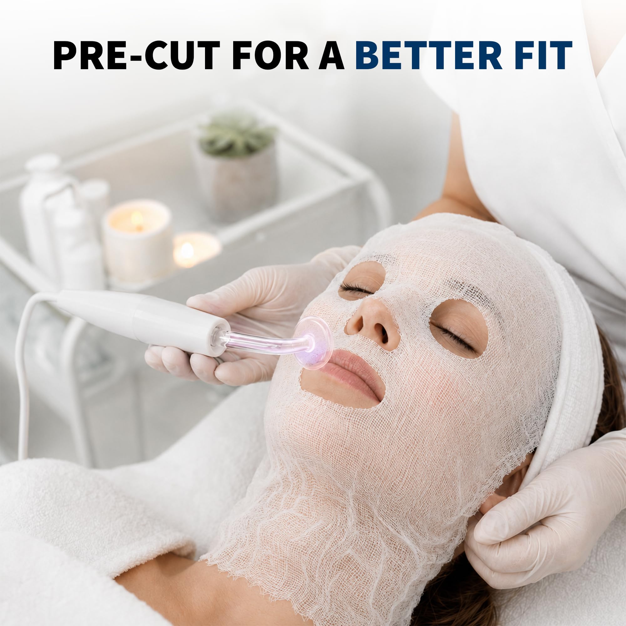 Amazon.com : ForPro Pre-Cut Gauze Facial Mask, 100ct, 100% Cotton